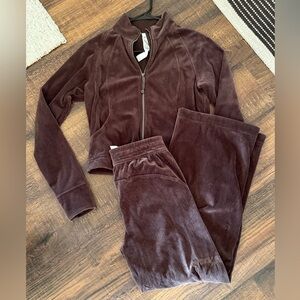 Lululemon Brown Set- Jacket Size: 8, Pants Size:4